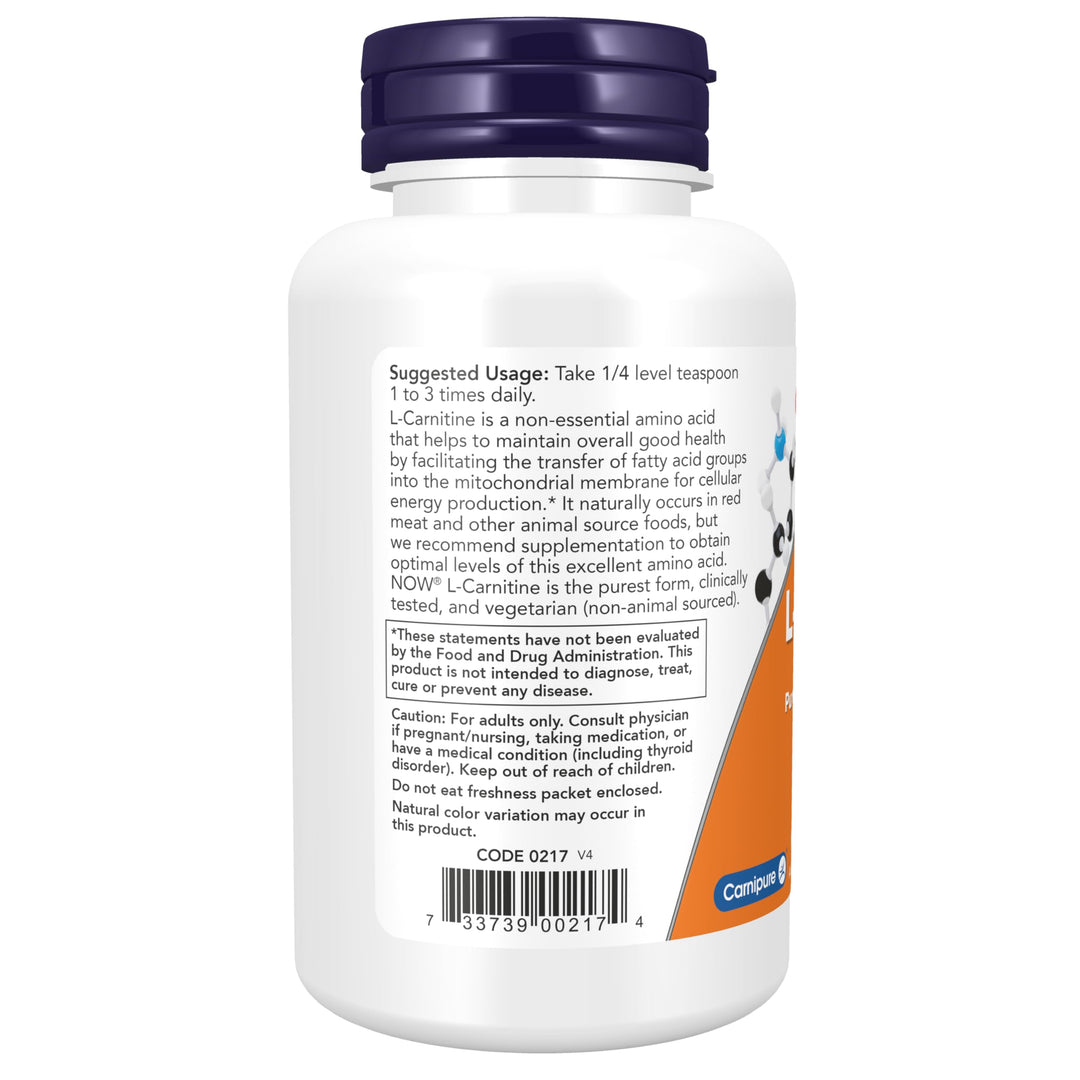 Now Foods L-Carnitine, Pure Powder 3 Oz