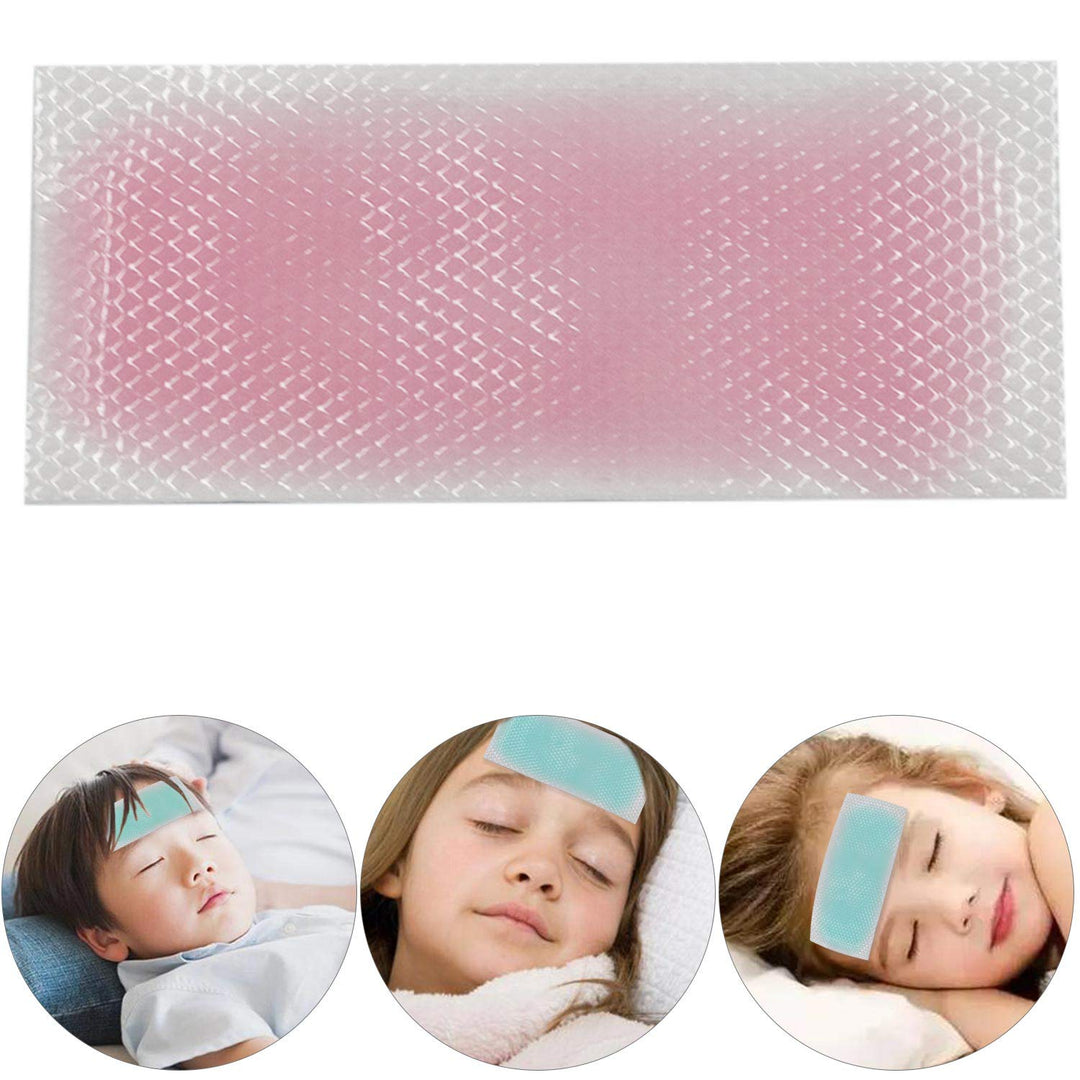 20 Sheets Fever Cooling Gel Patches, Cooling Forehead S
