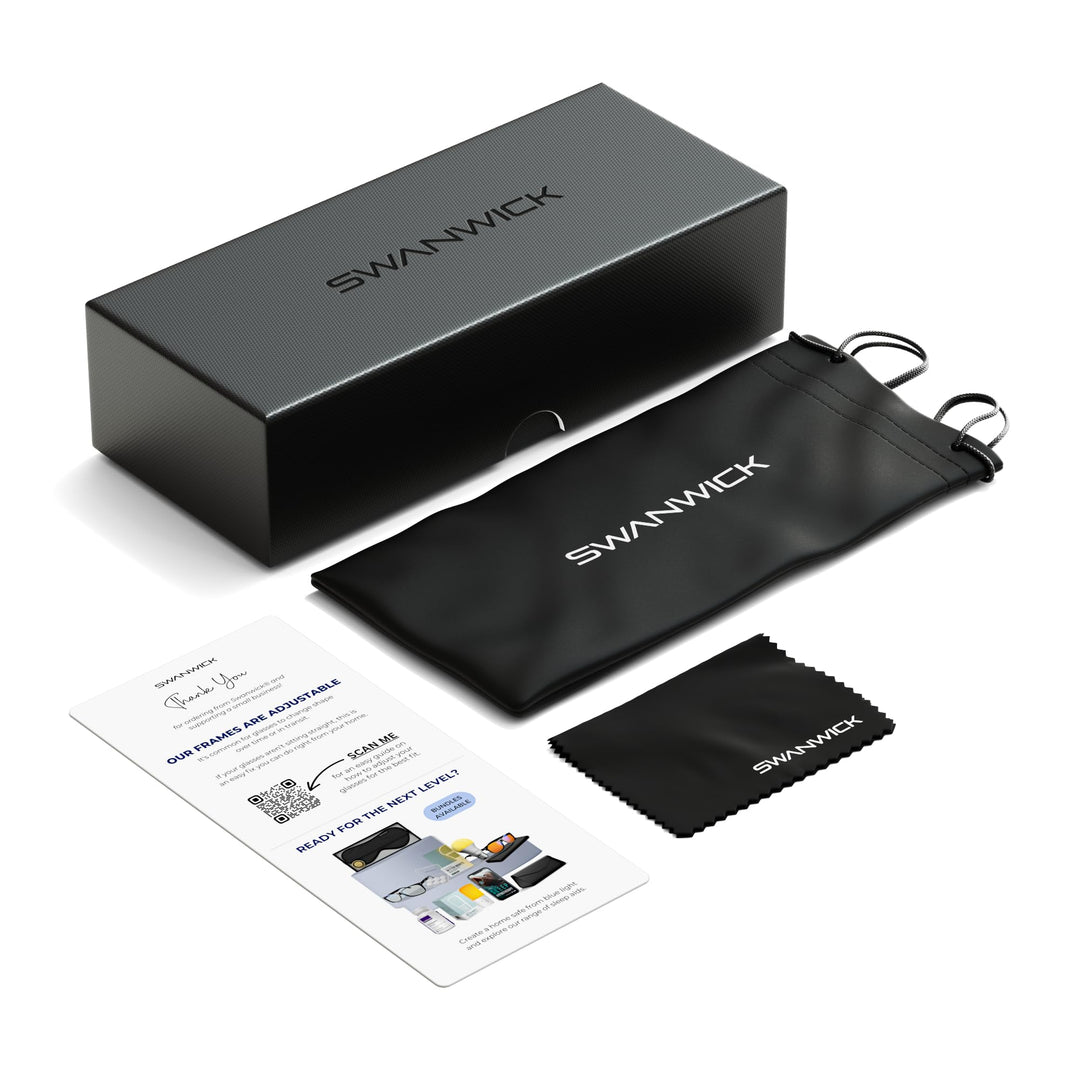 CLASSIC NIGHT Blue Light Blocking Glasses for Women, Men. Sleep Aid, Anti Eyestrain Headache for Computer, Gaming, TV, UV Glare w/FREE $497 Training Course (Regular, Black)