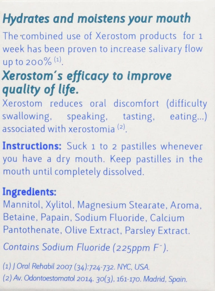 Xerostom With Saliactive For Dry Mouth or Xerostomia Pa