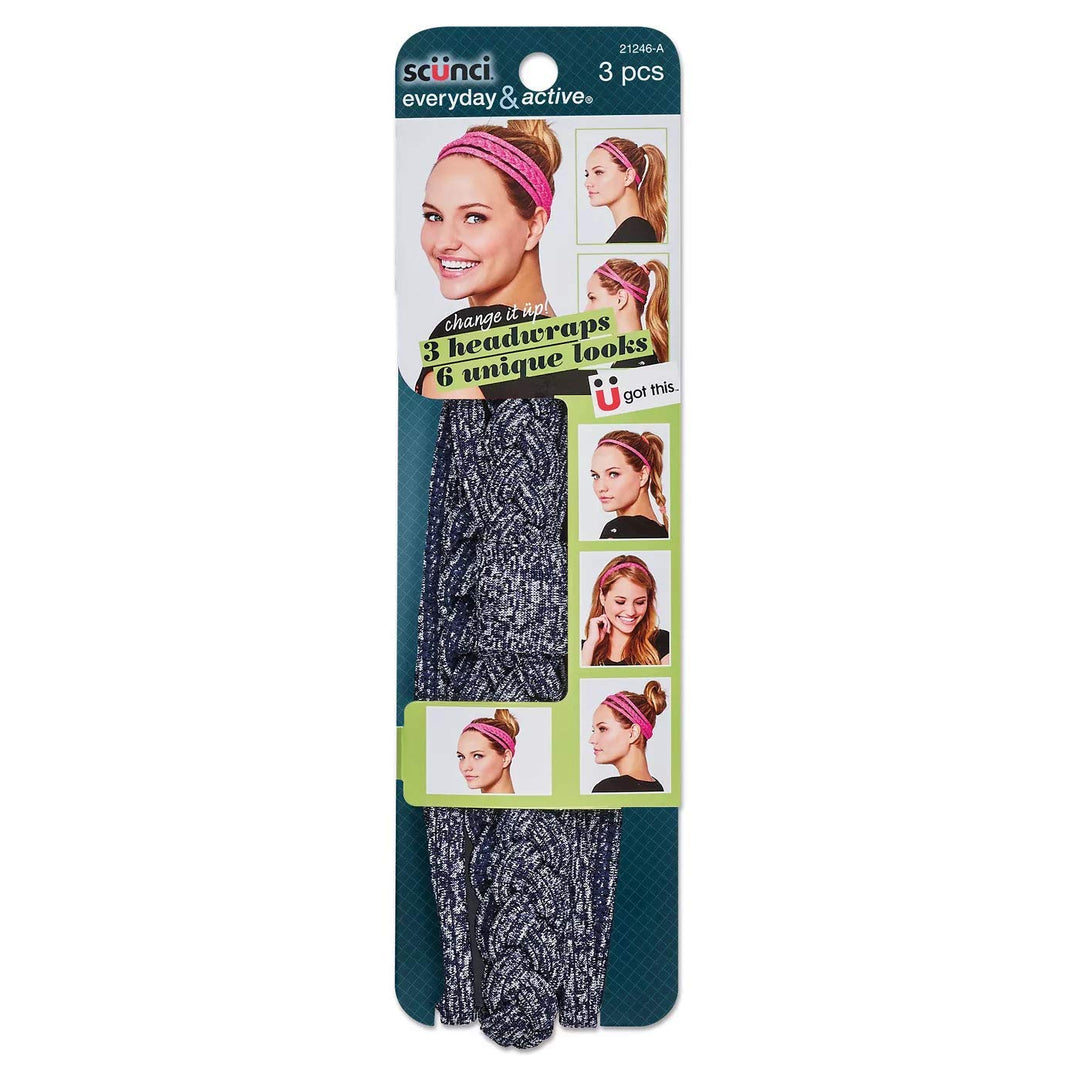 Scunci Everyday &amp; Active Change It Up Headband 21246-A (Pack of 1)