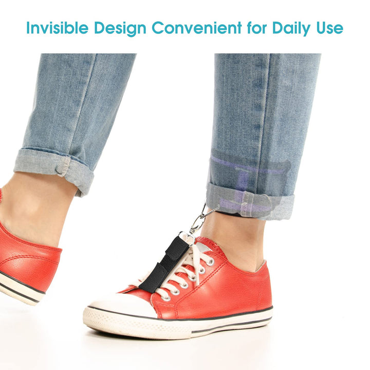 Drop Foot Support, Adjustable Drop Foot Brace with Elastic Straps Foot Up Brace Orthosis Ankle Brace Support Foot Drop Postural Corrector for Improve Walking Gait, Prevents Cramps Ankle Sprains