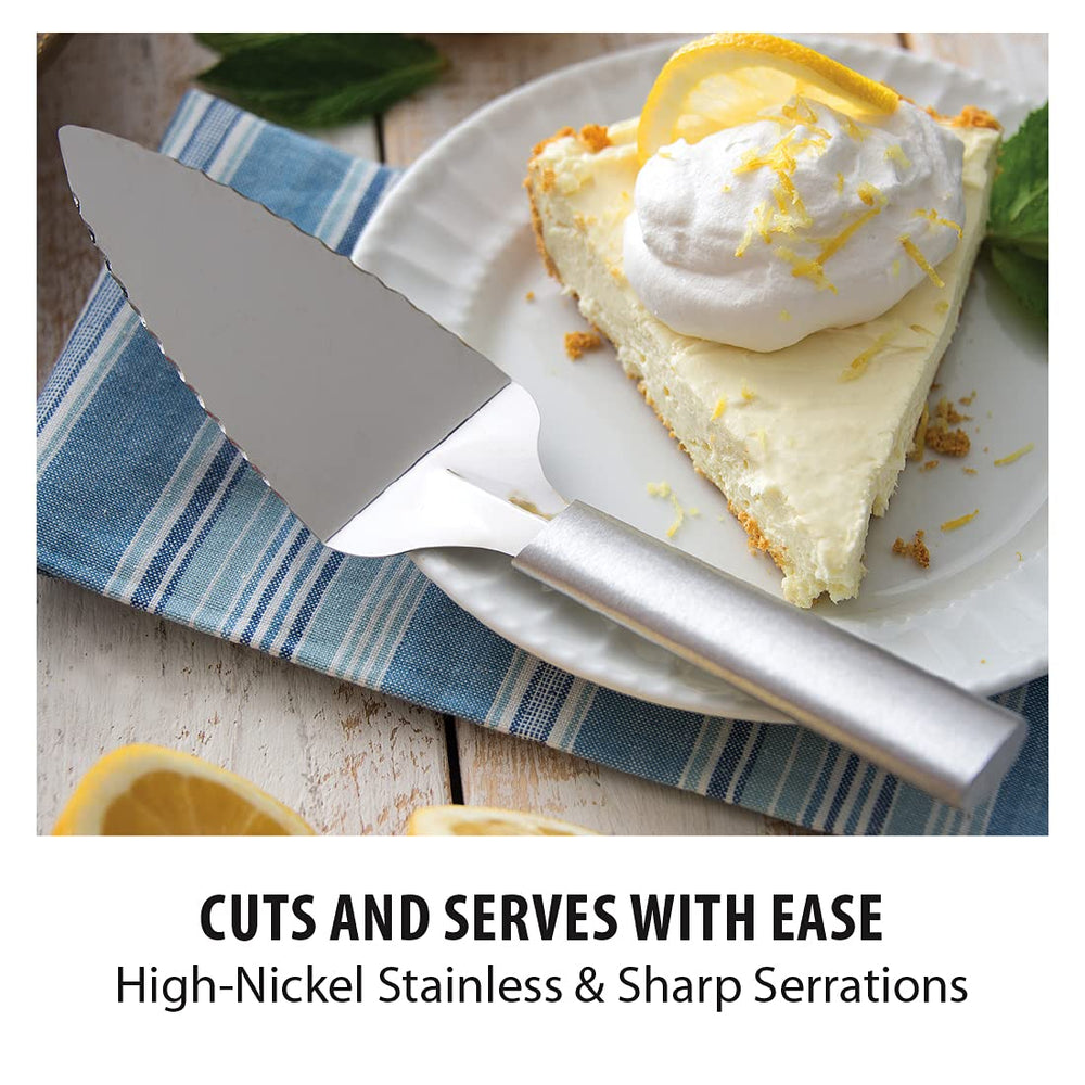 Rada Cutlery R120 Serrated Pie Server with Aluminum Handle