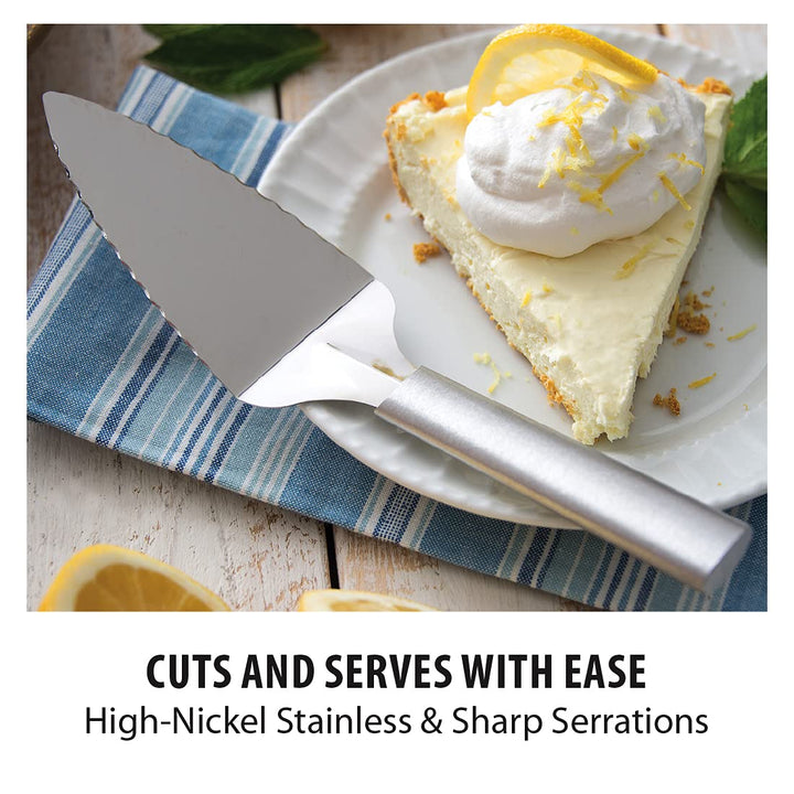 Rada Cutlery R120 Serrated Pie Server with Aluminum Handle