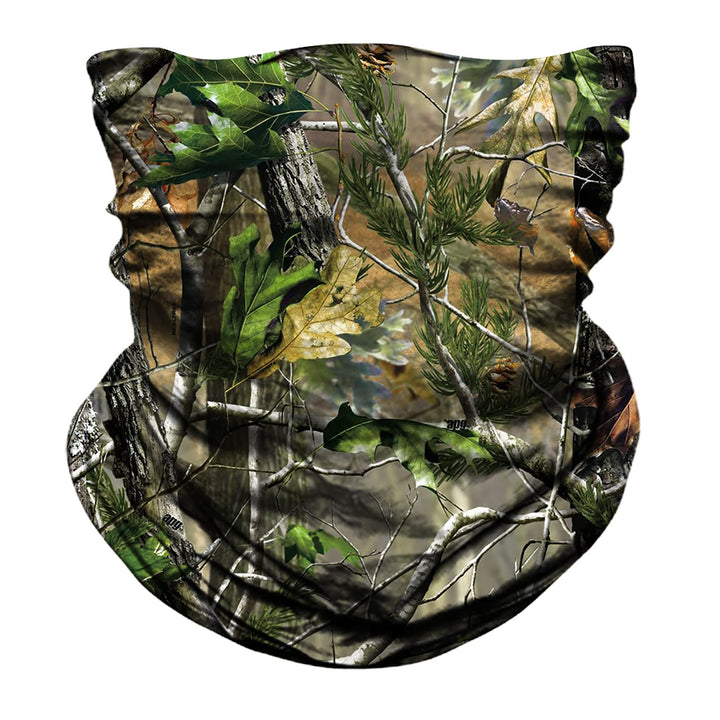 3D Face Sun Mask, Headwear, Neck Gaiter, Magic Scarf, Balaclava, Bandana, Headband for Fishing, Hunting, Hiking, Yard Work, Moisture Wicking UV Protection, Great for Men &amp; Women