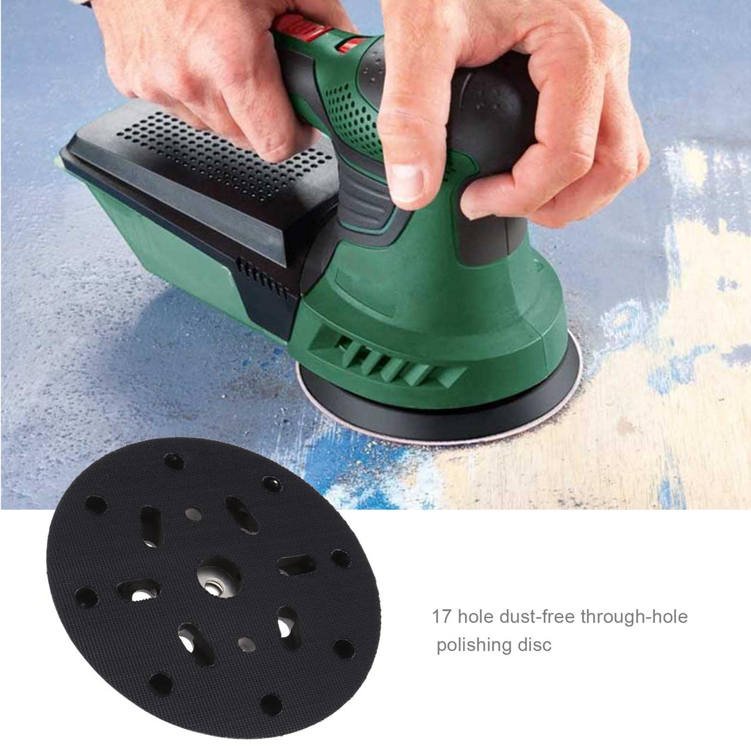 6 Inch 17 Holes Sanding Disc Pad Backing Sander Hook and Loop Sander Replacement Pad Compatible with BO6030 &amp; BO6040 Festool RO1 ES150 ET2