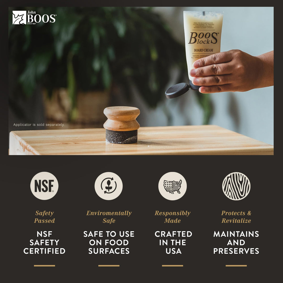 Block Board Cream - Wood Chopping Board Food Safe Natural Conditioner