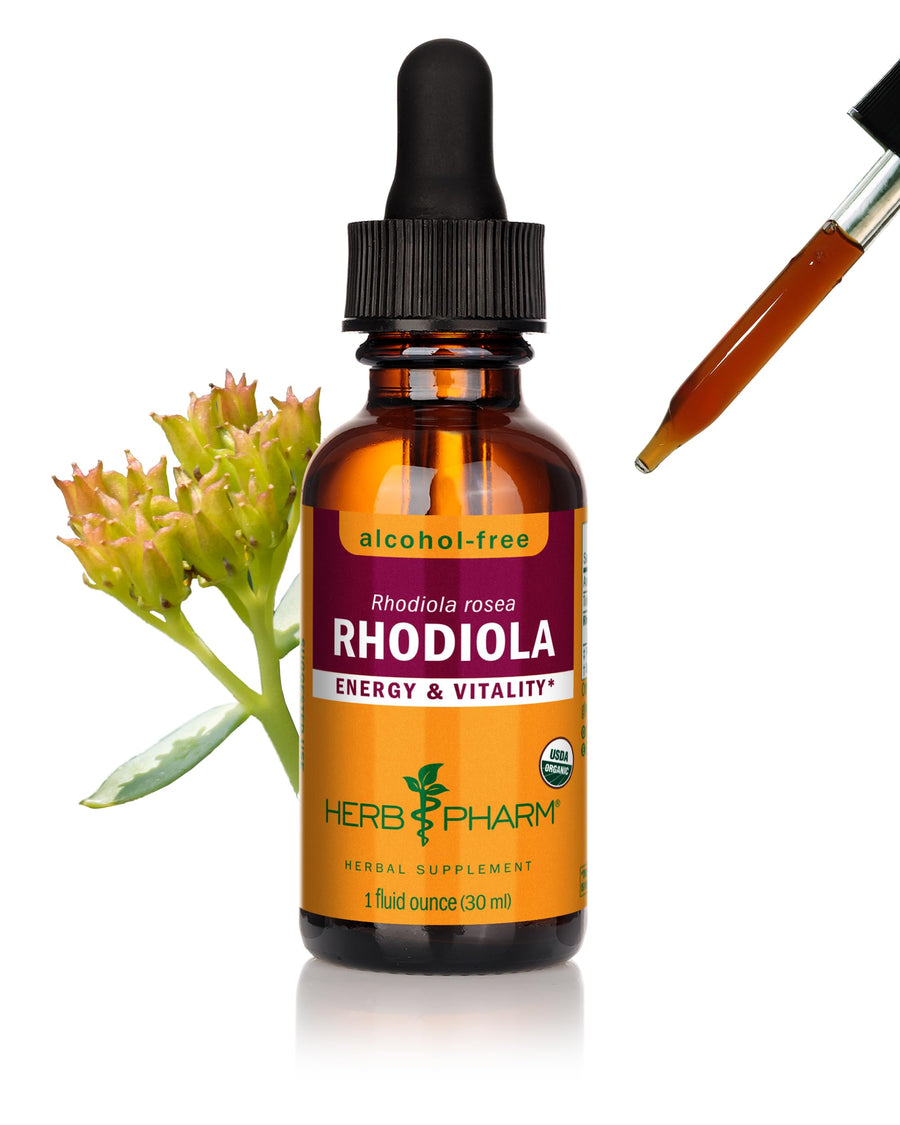Herb Pharm Certified Organic Rhodiola Root Extract for 
