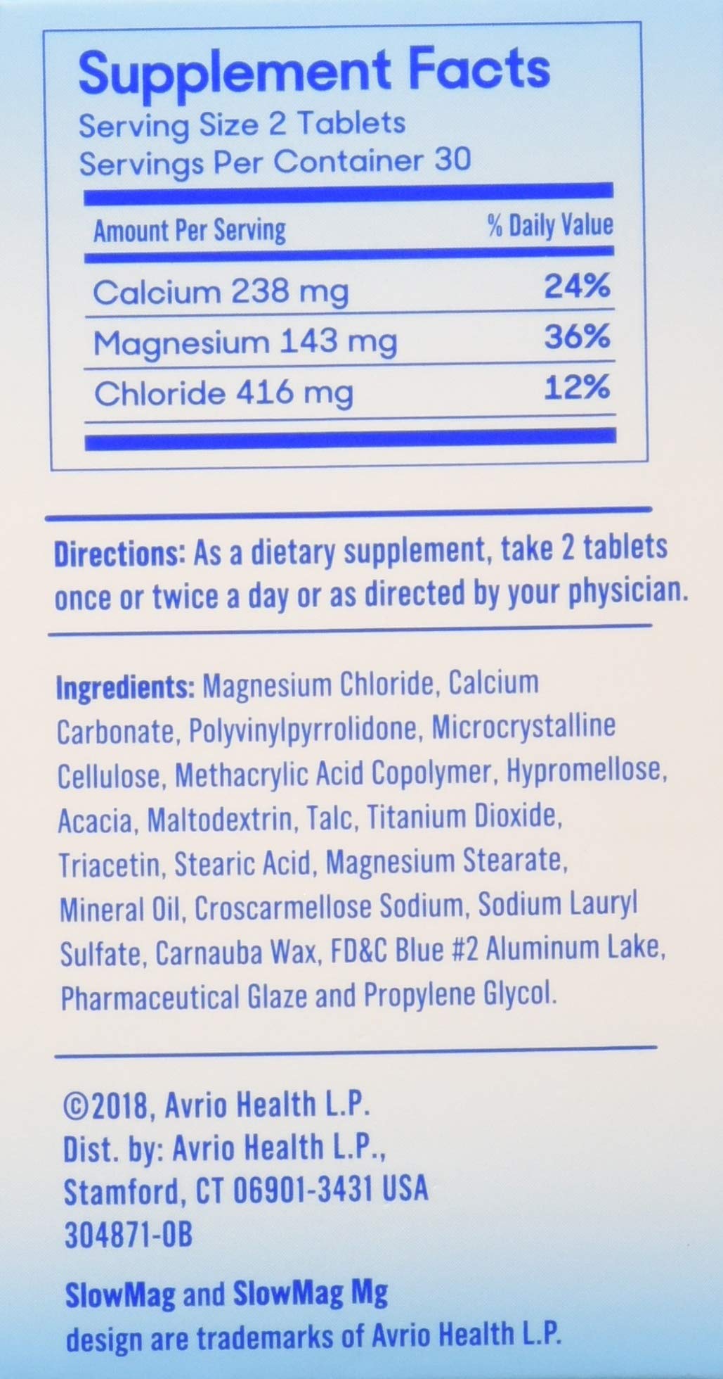 Slow-Mag Slow-Mag Magnesium Chloride With Calcium, Pack