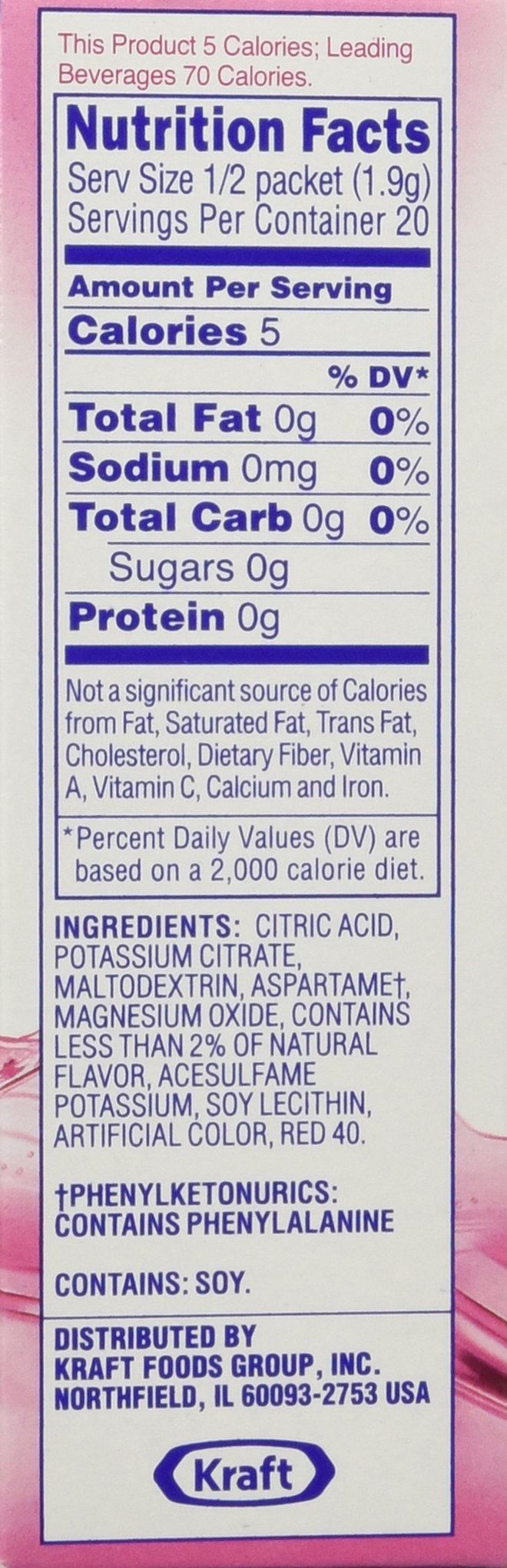 On The Go Pink Lemonade Drink Mix, 10 ct, pack of 2