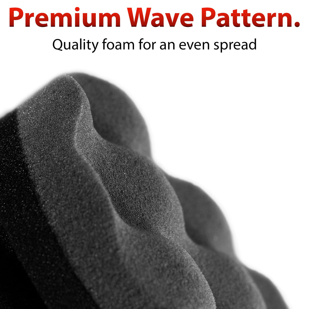 Adam&#39;s Pro Tire Hex Grip Applicator - Tire Shine Car Detailing Foam Sponge Tool | Car Cleaning Supplies After Car Wash Tire Cleaner | for Vinyl Rubber &amp; Trim Accessories | Wheel Cleaner &amp; Rim Cleaner