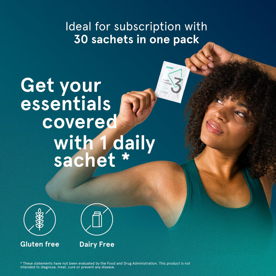 P3 Health Essentials - Multivitamins for Men and Women - 30 Servings - Omega 3, Vitamin D, Magnesium, Zinc - Multi-Nutrient for Brains and Energy