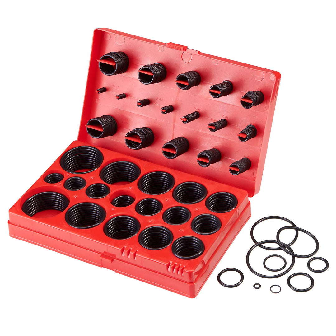BOLET Metric Universal O Ring Assortment Set Kit,419 PCS Rubber Gasket,for Automotive,Plumbing and Faucet Repair.(419)