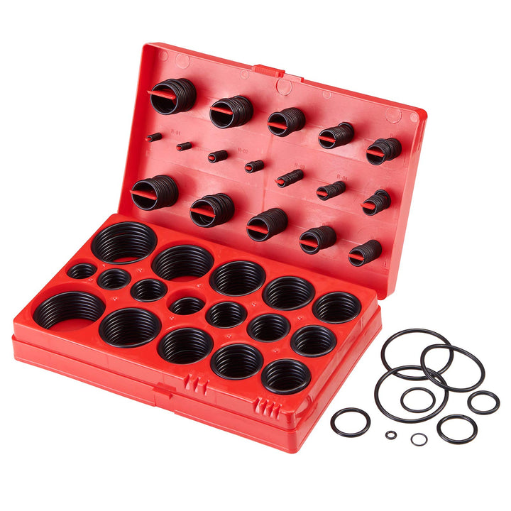 BOLET Metric Universal O Ring Assortment Set Kit,419 PCS Rubber Gasket,for Automotive,Plumbing and Faucet Repair.(419)