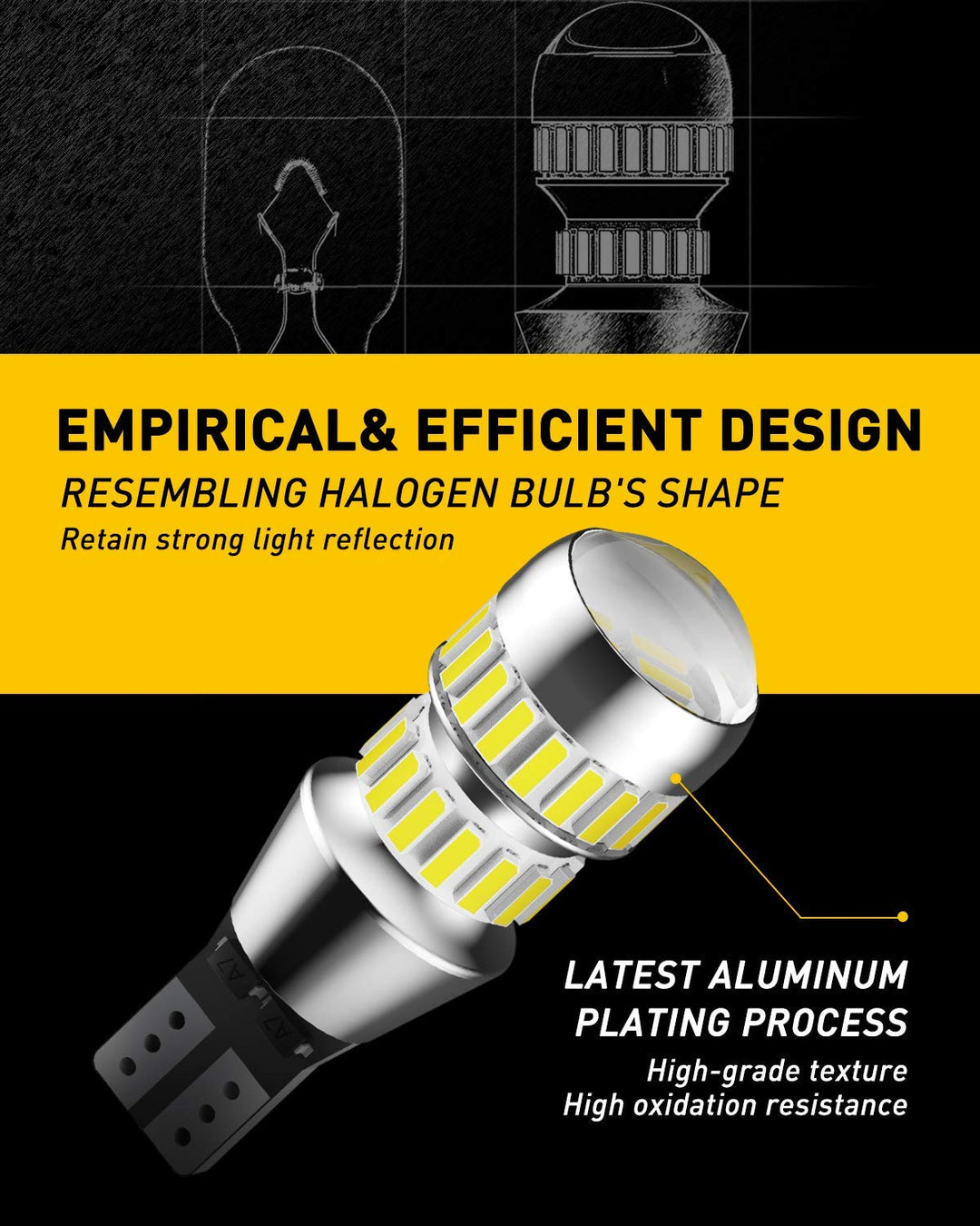 AUXITO 912 921 LED Bulbs for Backup Reverse Light Bulbs