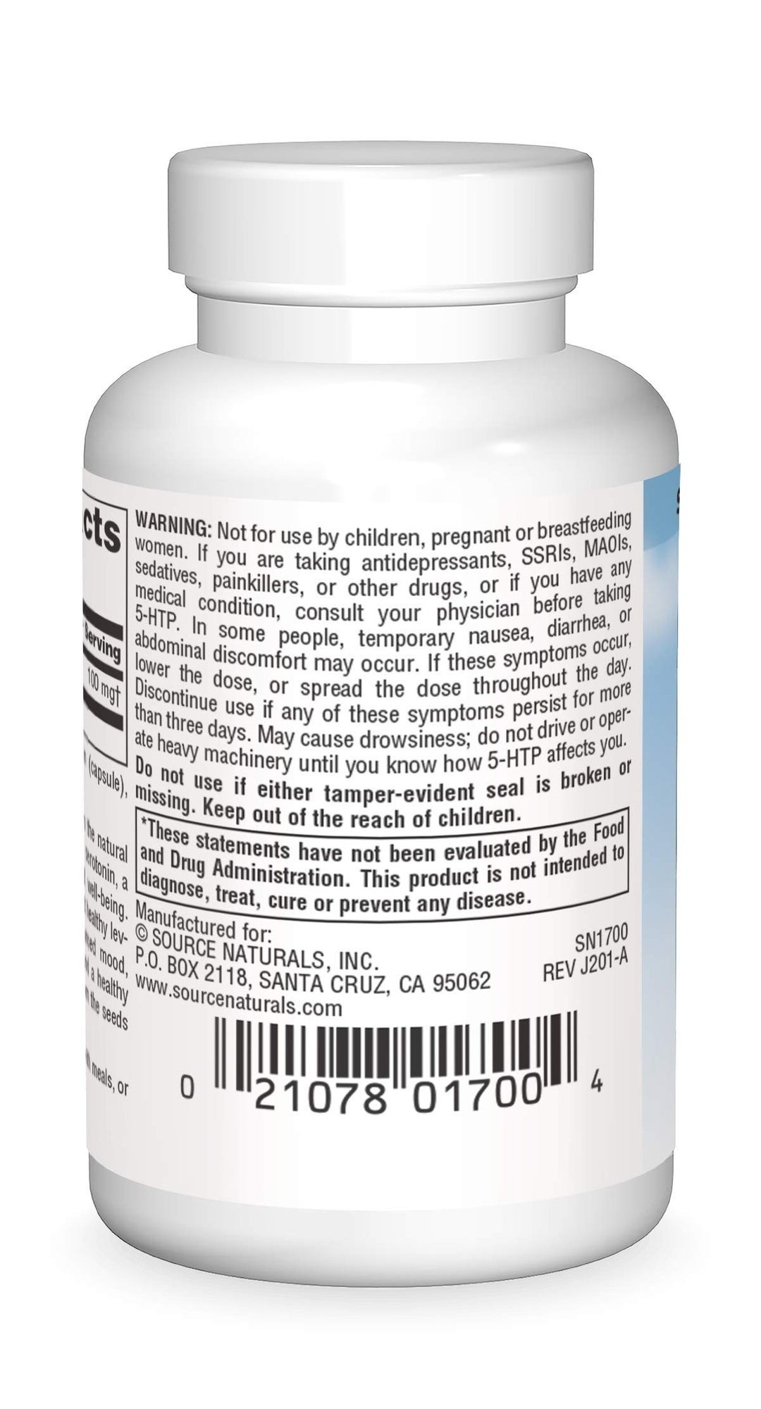 Source Naturals Serene Science 5-HTP, 50mg - 30 Capsule