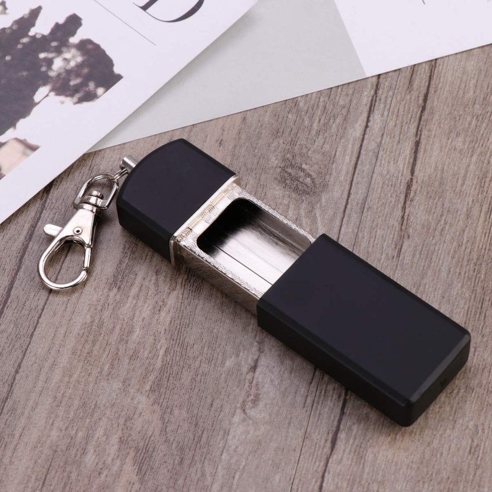 Portable Ashtray Mini Pocket Ashtray with Keychain Ash Holder for Outdoor Picnic Car Travelling