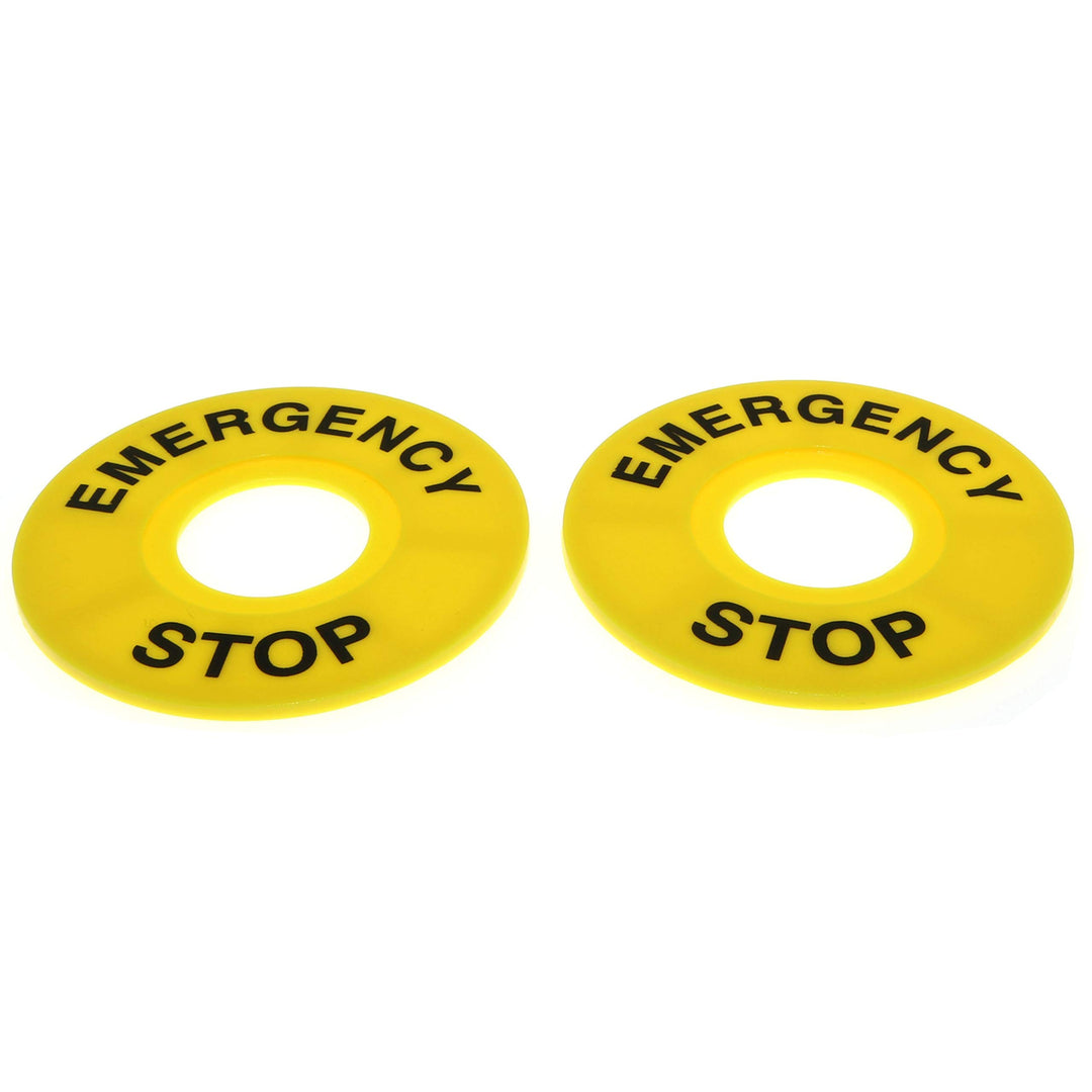 MEETOOT 2pcs Emergency Stop Push Button Switch AC 660V 