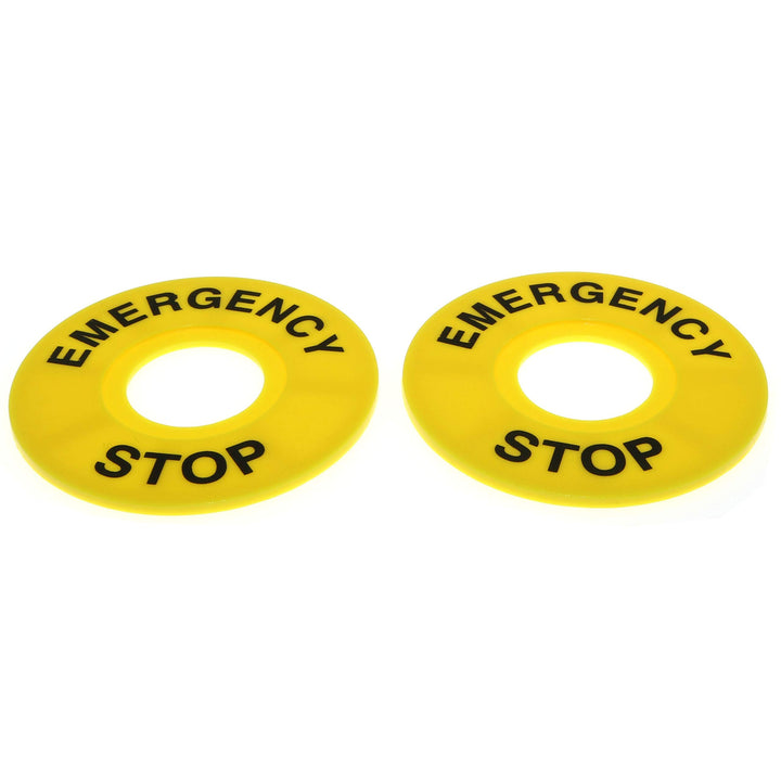 MEETOOT 2pcs Emergency Stop Push Button Switch AC 660V 