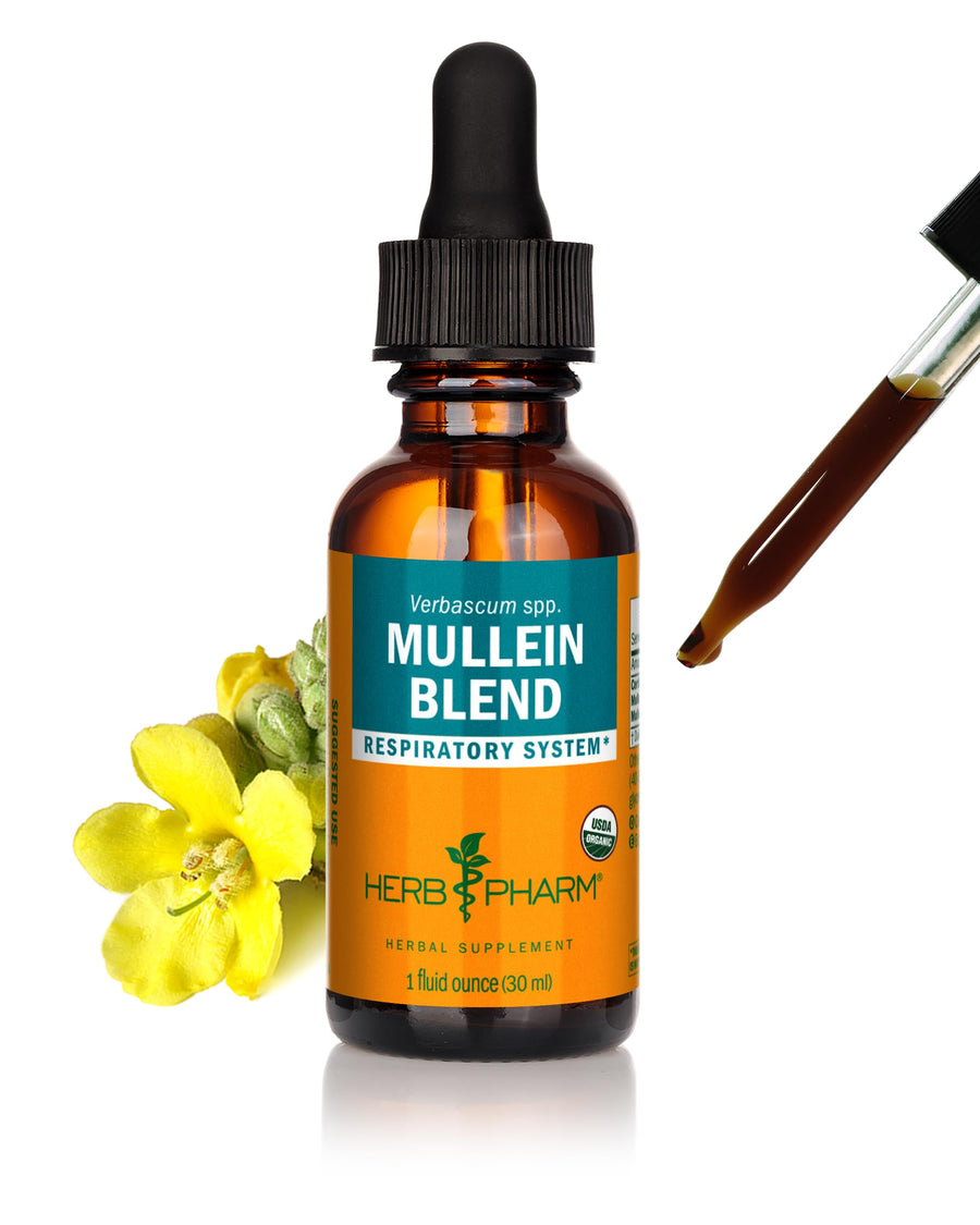 Herb Pharm Certified Organic Mullein Blend Liquid Extra