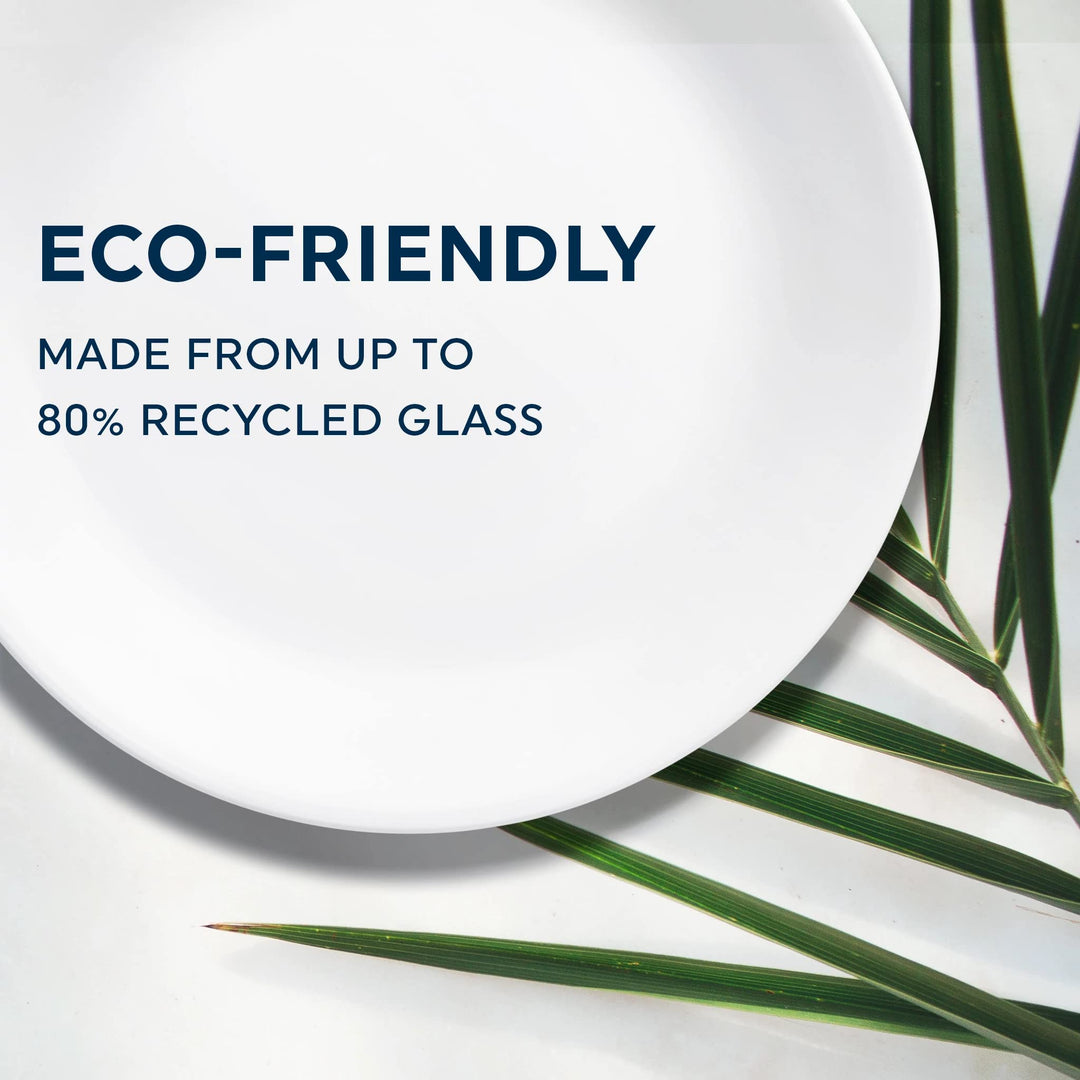 Corelle Vitrelle 6-Piece Salad Appetizer Plate Set, Tri