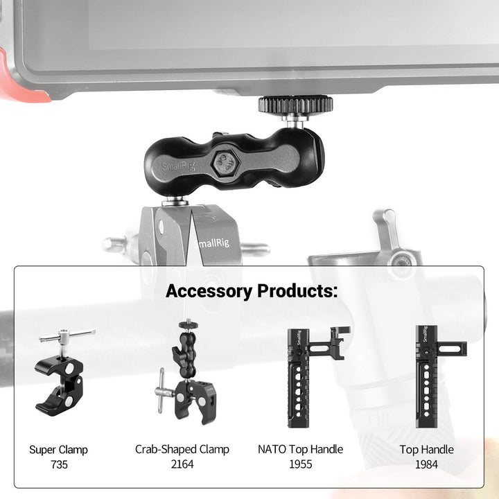 SMALLRIG Universal Magic Arm with Small Ballhead 2163