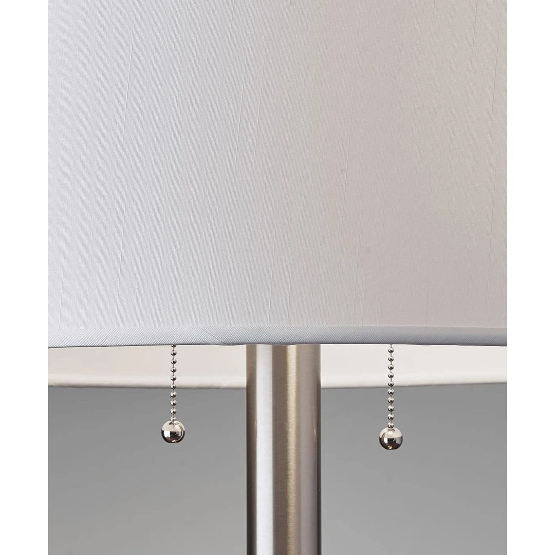 4066 Boulevard Table Lamp - Satin Steel-22