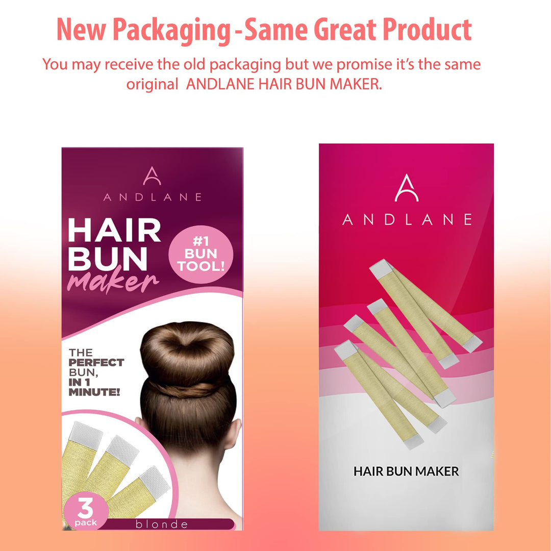 Women&#39;S Hair Bun Maker French Twist Hair Fold Wrap Snap By K-Beauty (3 Blonde)