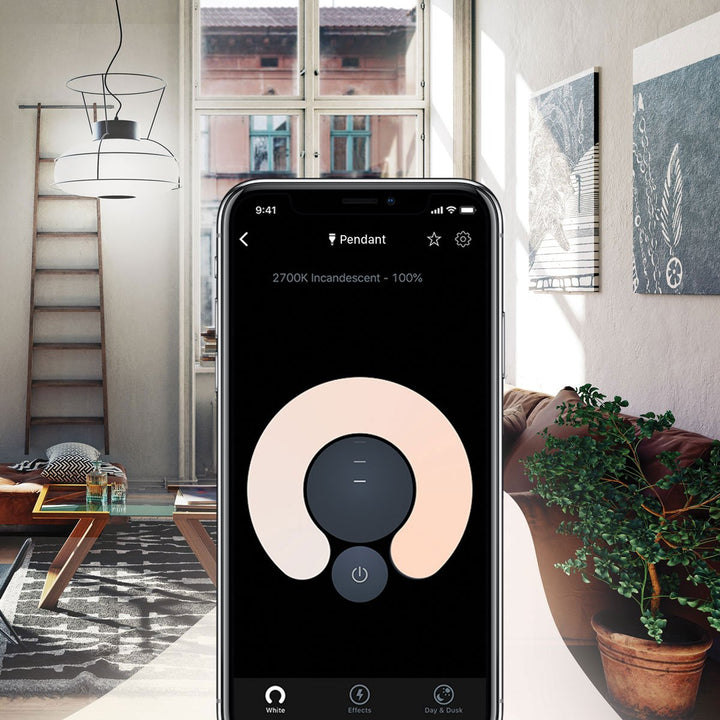 Mini White (A19) Wi-Fi Smart LED Light Bulb, Dimmable, Warm White, No Hub Required, Works with Alexa, Apple HomeKit and the Google Assistant,9 watts