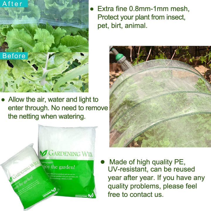 Gardeningwill 8&#39;x10&#39; Mosquito Bug Insec