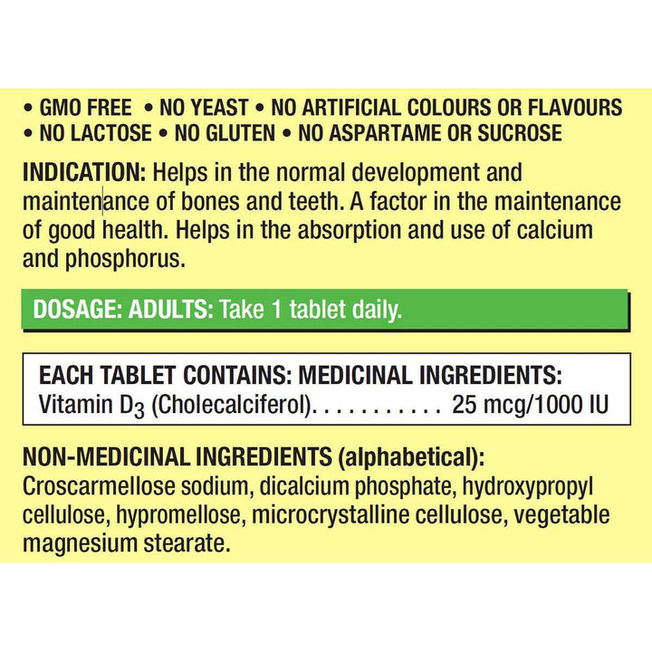 (Twin Pack) 2 x Kirkland Signature Vitamin D3 1000IU/25