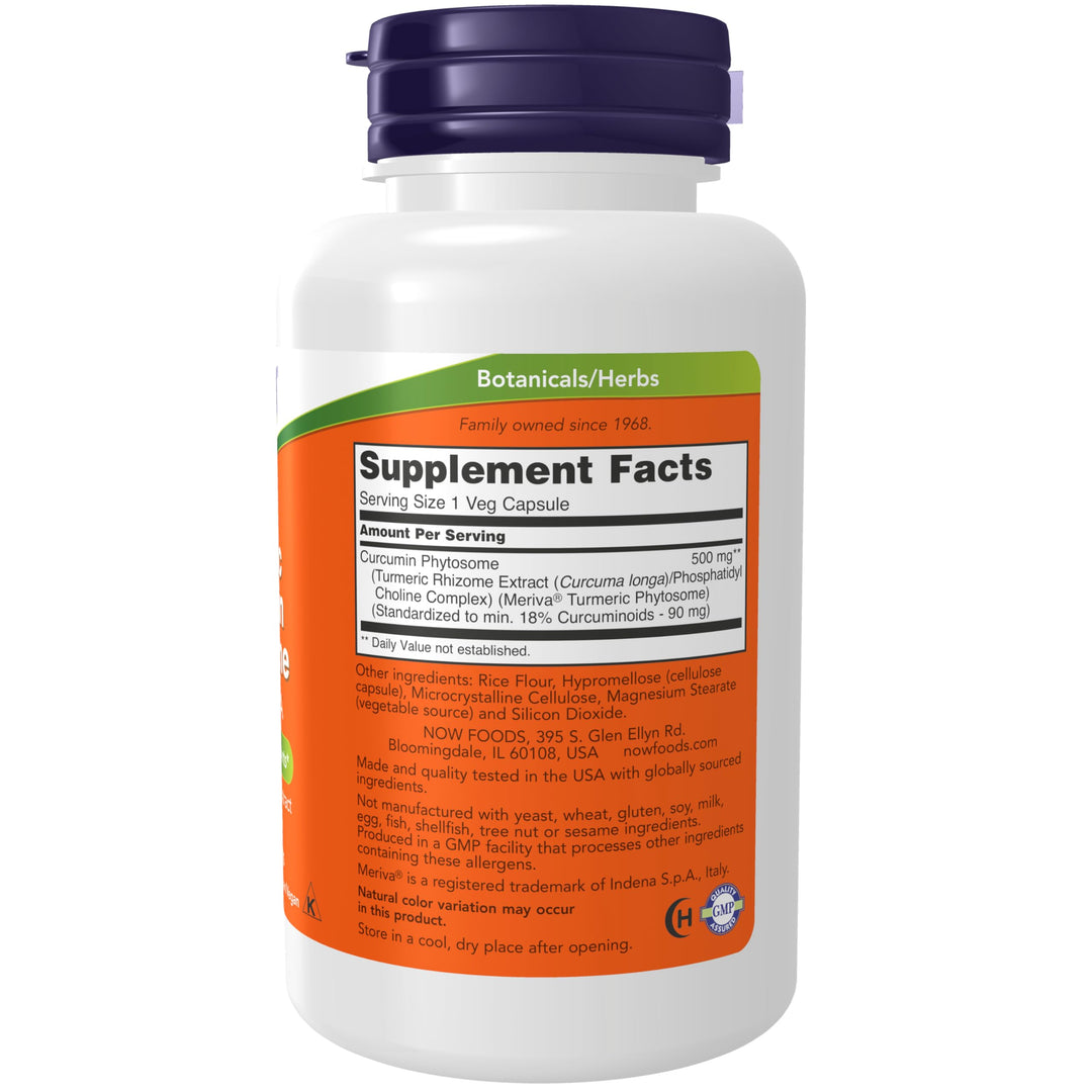 NOW Foods Supplements, Curcumin Phytosome, Bio-Enhanced