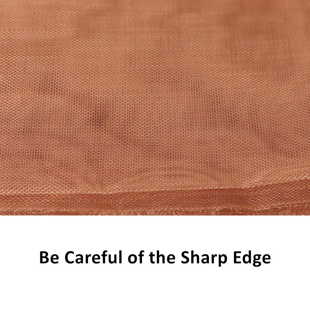 99.9% Pure Copper Wire 40 Mesh- 12.5 x 38 Dense Filter Screen Mesh