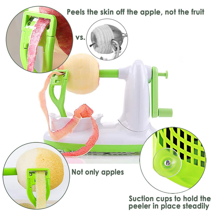 Apple Peeler, 8 Wedges Apple Peeler Slicer Corer, Stainless Steel Blades, Apple Slicer, Apple Corer