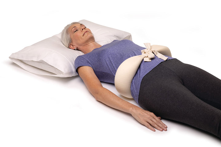 The Original McKenzie Night roll — Low Back Pillow for Sleeping and Round Back Support Pillow for Spine and Side Support — Size Large/Extra Large
