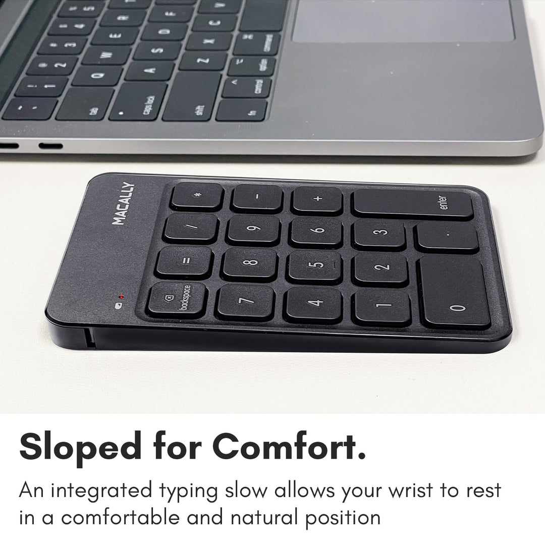 Macally Wireless Number Pad | Numeric Keypad | Wireless