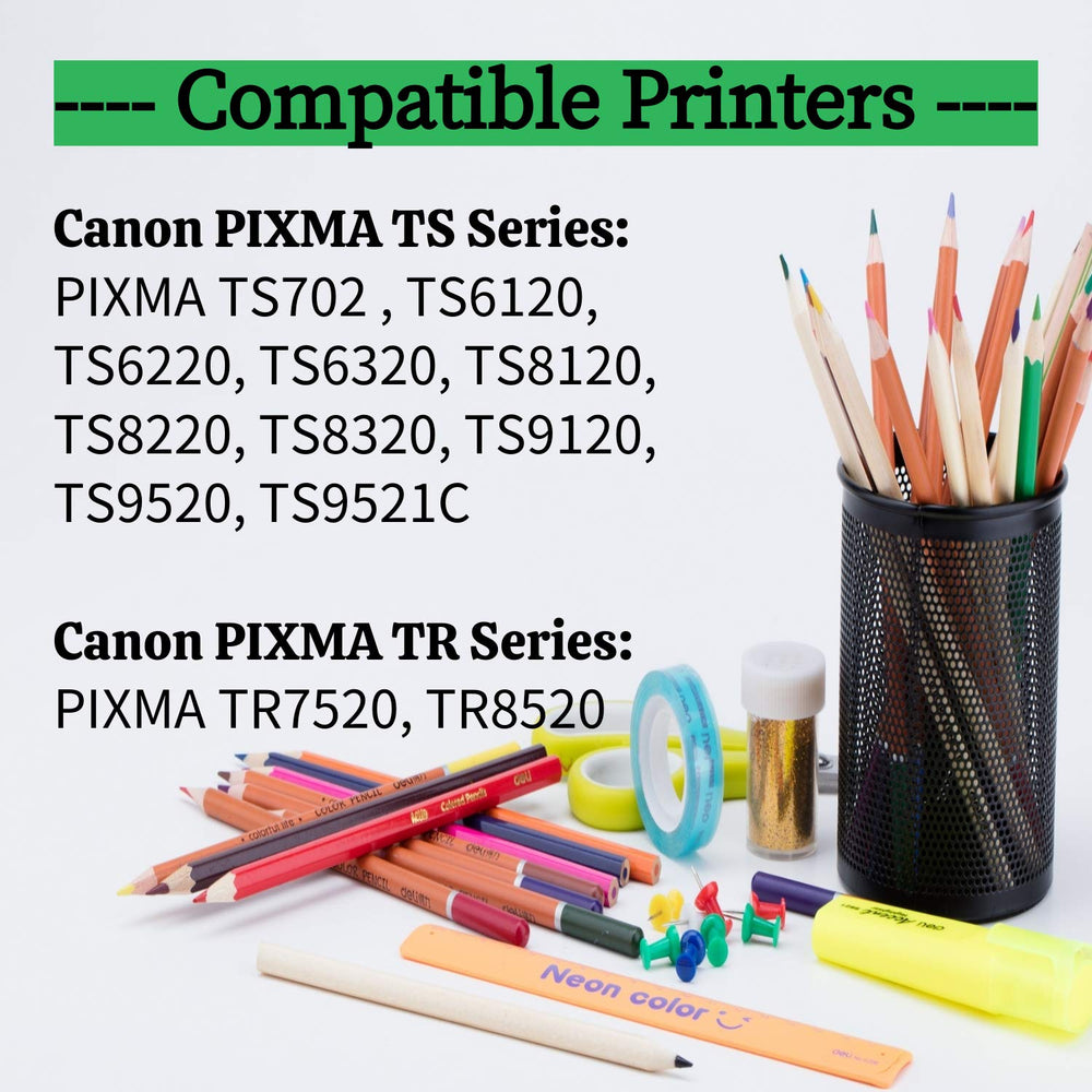 Compatible PGI-280 CLI-281 XXL Ink Cartridge Replacement for Canon 280 281 Ink Work with Canon TS8120 TS8220 TS8320 TS9120 TS9100 TS8100 TS8200 TS8300 TR7520, 7 Pack