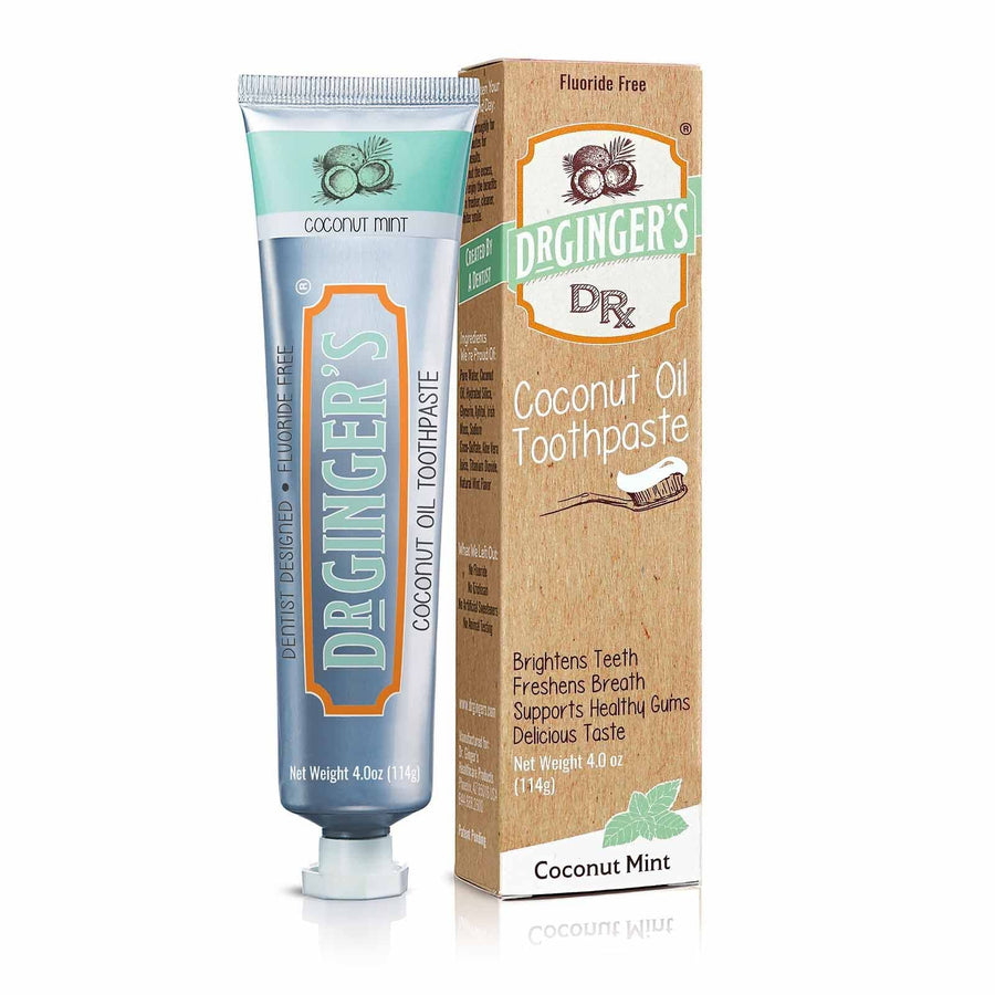 Dr Ginger's Fluoride Free Coconut Oil Toothpaste