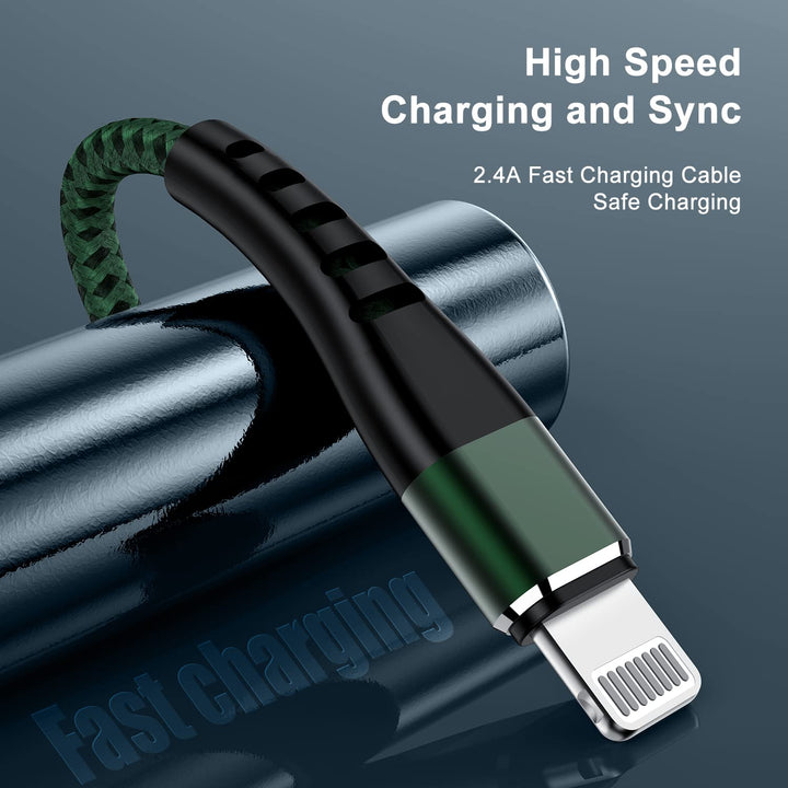 Essri for iPhone Charger Cord 3FT 3Pack, [MFI Certified