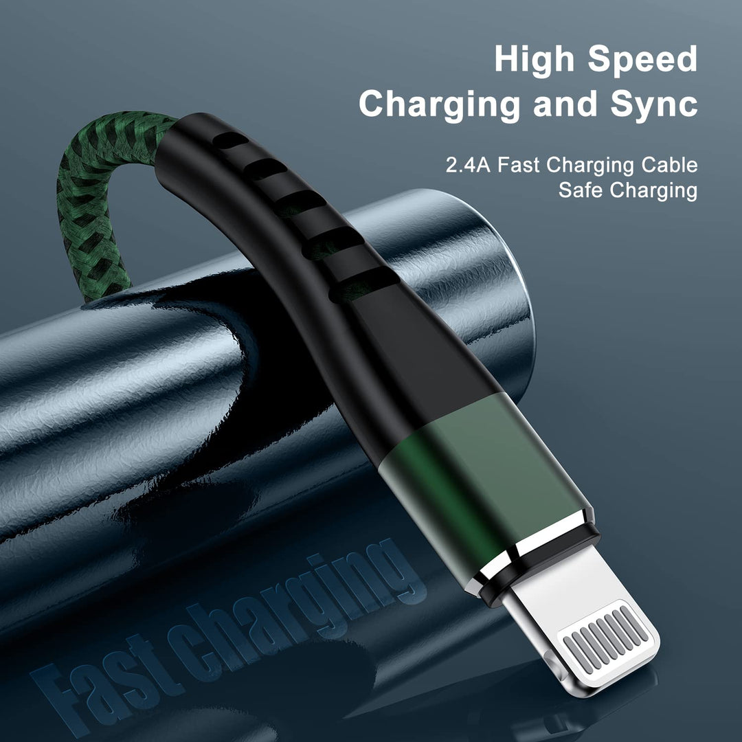 Essri 2Pack for iPhone Charger Cord 6FT, Lighting Cable