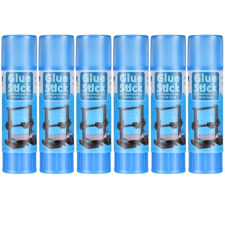 3D Printer Glue Sticks PVP Solid Glue Sticks for 3D Printer Hot Bed Removing Printing Models(6 Pieces)
