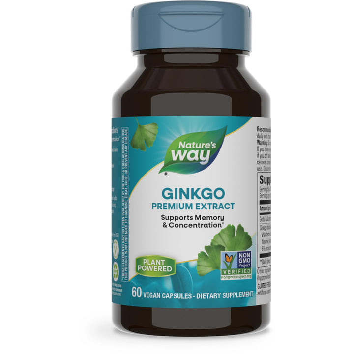 Nature&#39;s Way Ginkgo Premium Extract, Supports M