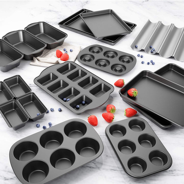 Tiawudi 1 Piece Non-Stick Mini Loaf Pan, Carbon Steel B