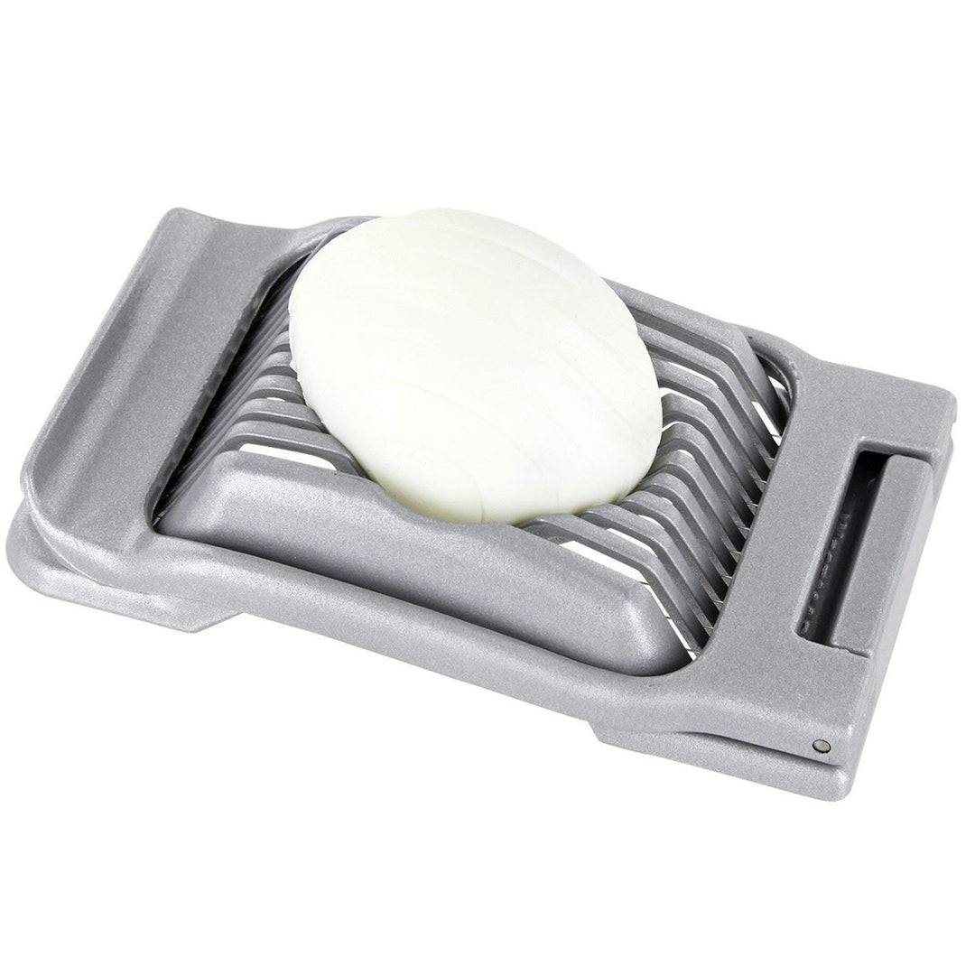 Germany Multipurpose Stainless Steel Wire Egg Slicer (Grey)