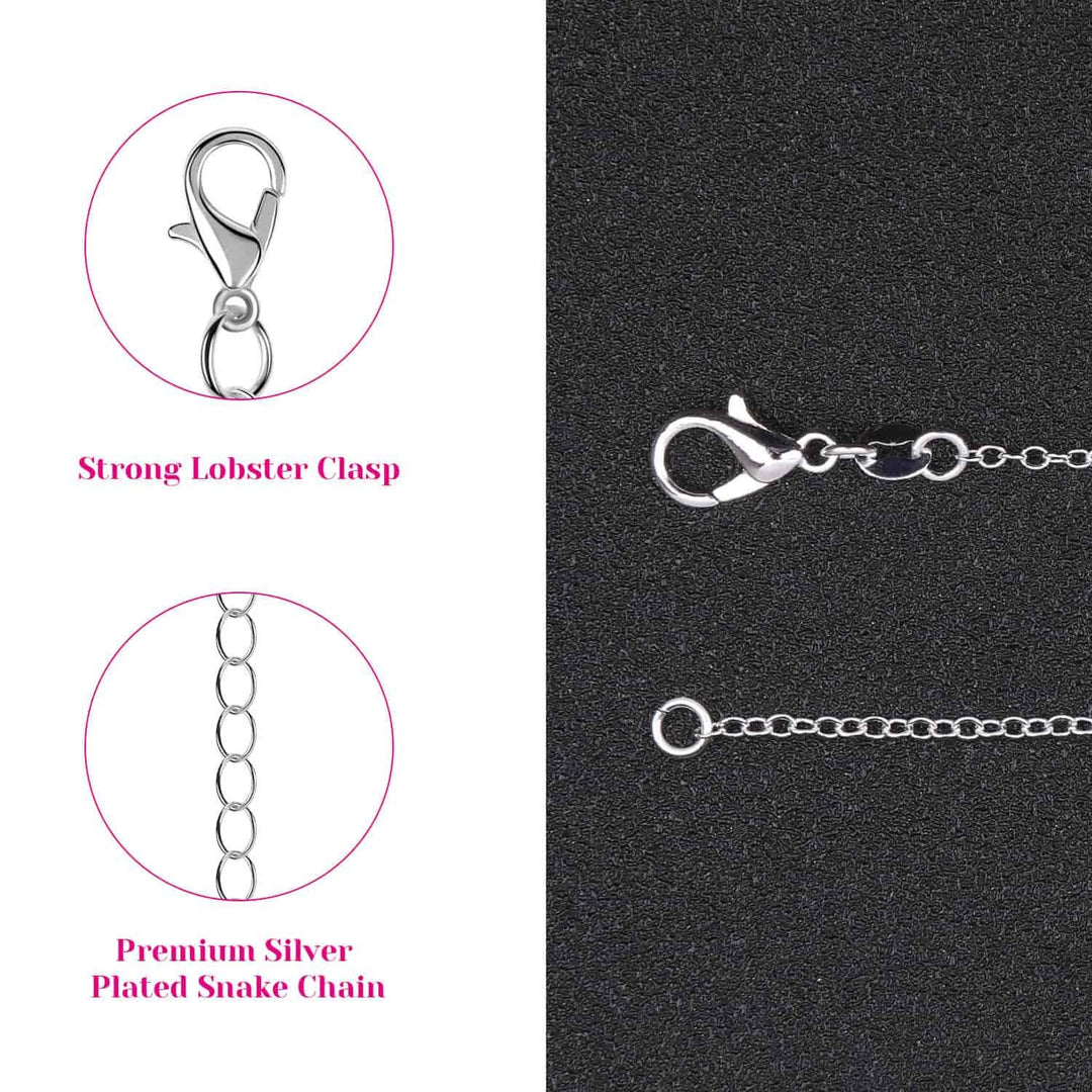 30 Pack Jewelry Making Chains Necklace Chain Bulk Silver Plated Necklace Chains for Necklace Jewelry Making, 1.2 mm (24 Inches)