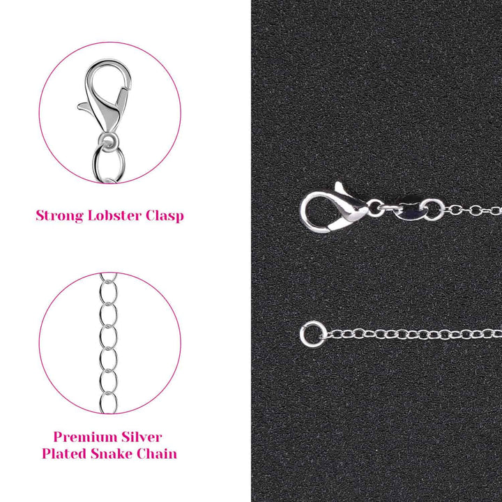 30 Pack Jewelry Making Chains Necklace Chain Bulk Silver Plated Necklace Chains for Necklace Jewelry Making, 1.2 mm (24 Inches)