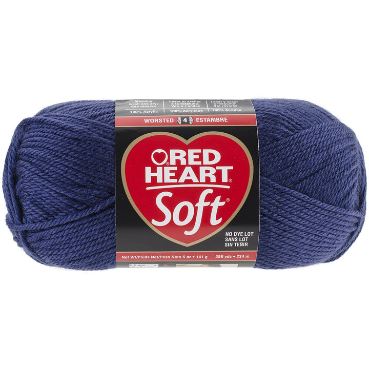 RED HEART Soft Yarn, Navy