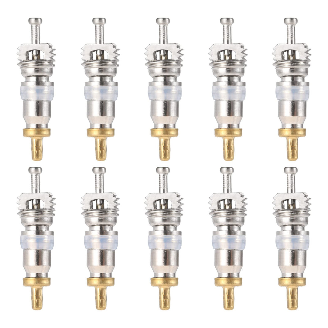 46PCS Air Conditioning Valve Core Kit,R134a R22 R410 Remover Tool Assortment Kit,Refrigeration Valve Core, Hose Gaskets, Valve, Valve Core Remover Installer
