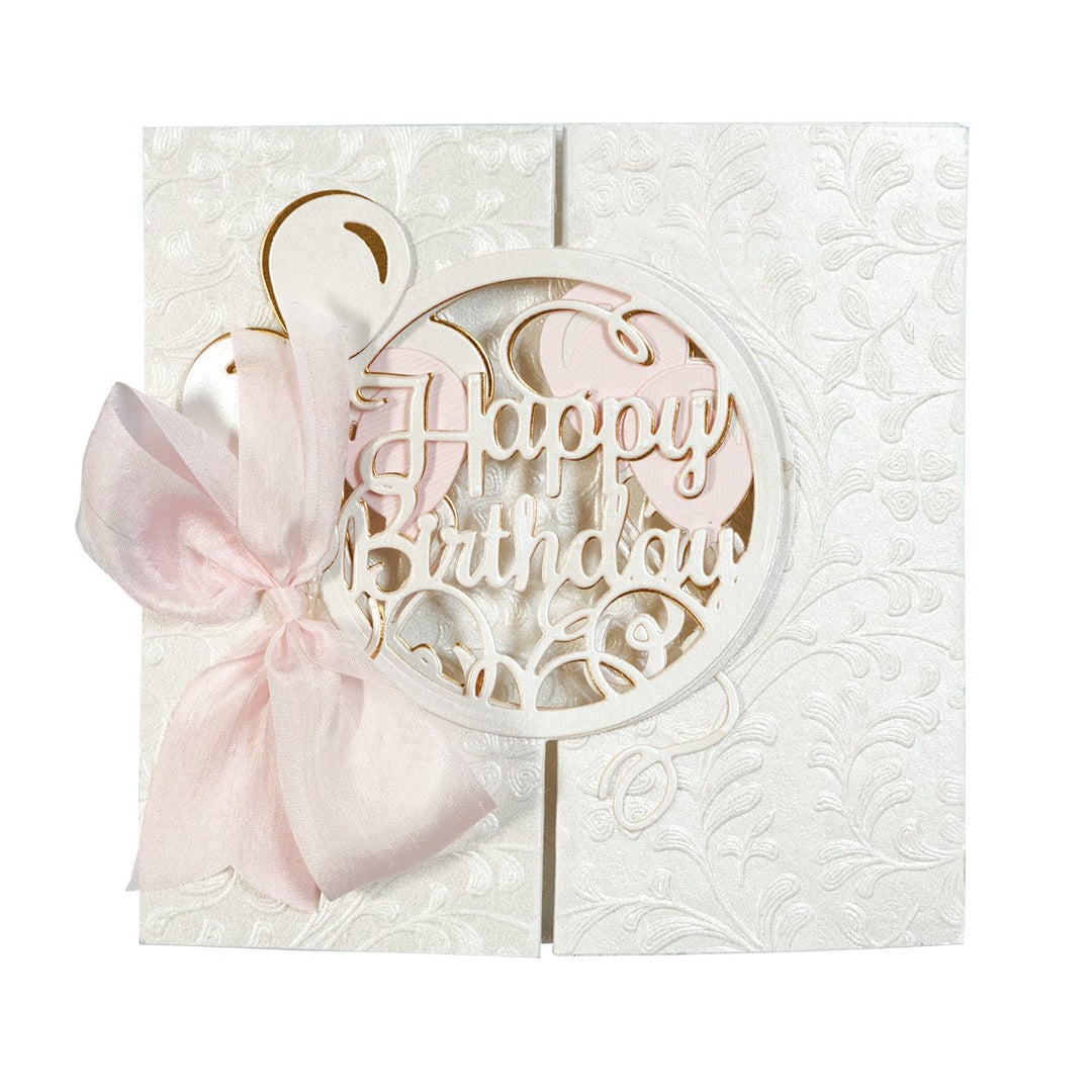 Shapeabilities Layered Happy Birthday Etched/Wafer Thin Die