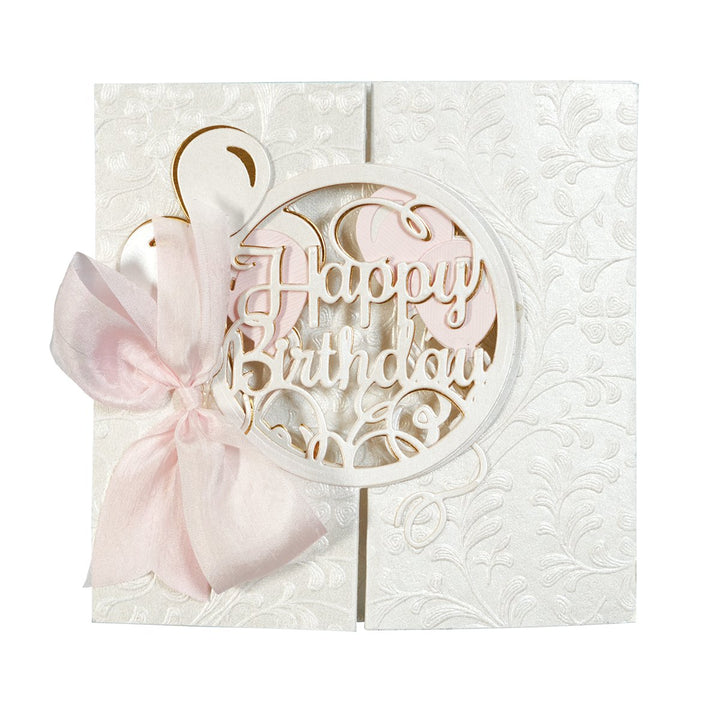 Shapeabilities Layered Happy Birthday Etched/Wafer Thin Die